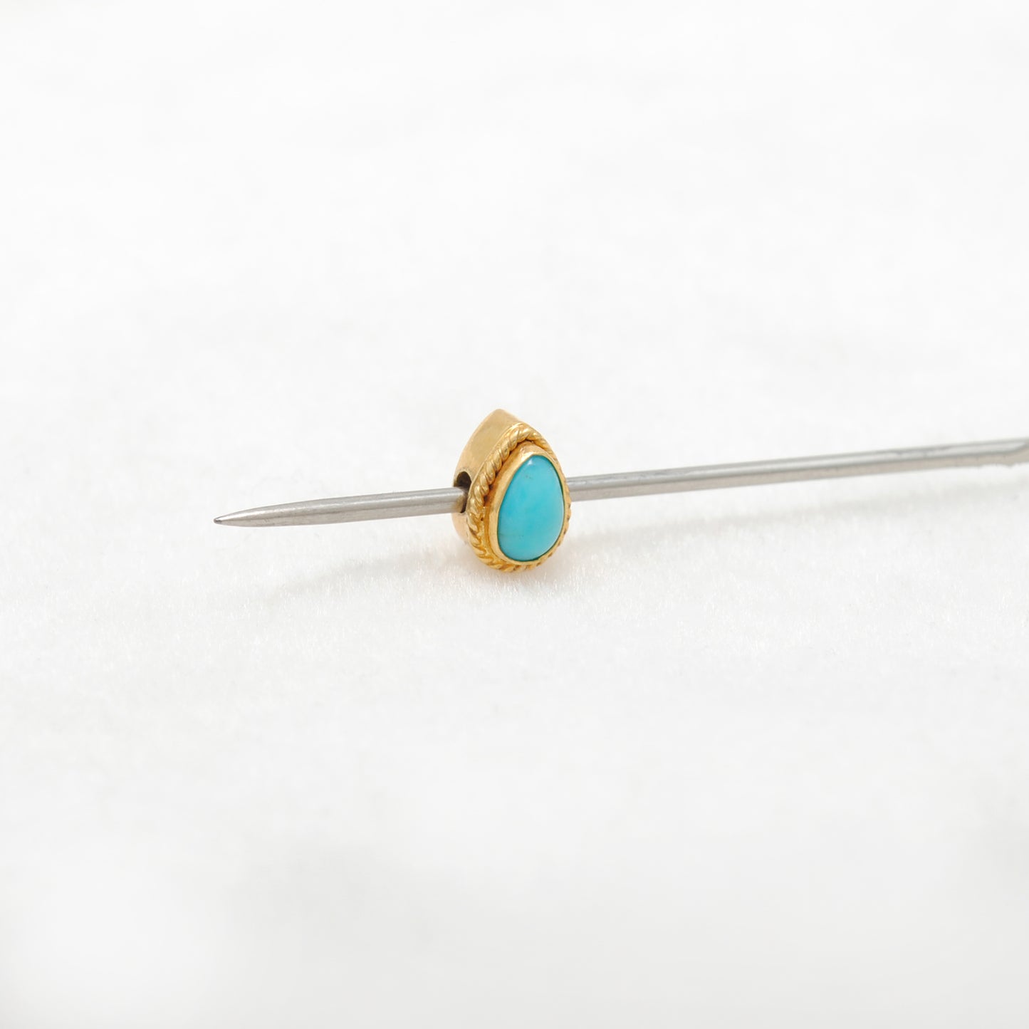 18K solid gold spacer bead studded with stone, elegant jewelry finding for DIY craft, ideal for bracelets and necklaces