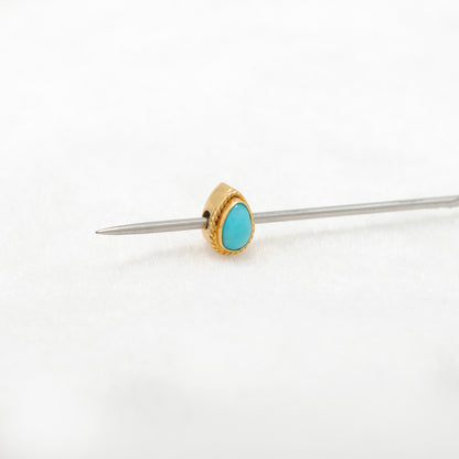 18K solid gold spacer bead studded with stone, elegant jewelry finding for DIY craft, ideal for bracelets and necklaces