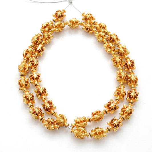 18K Antique Gold Spacer Beads – Timeless DIY Jewelry Essentials