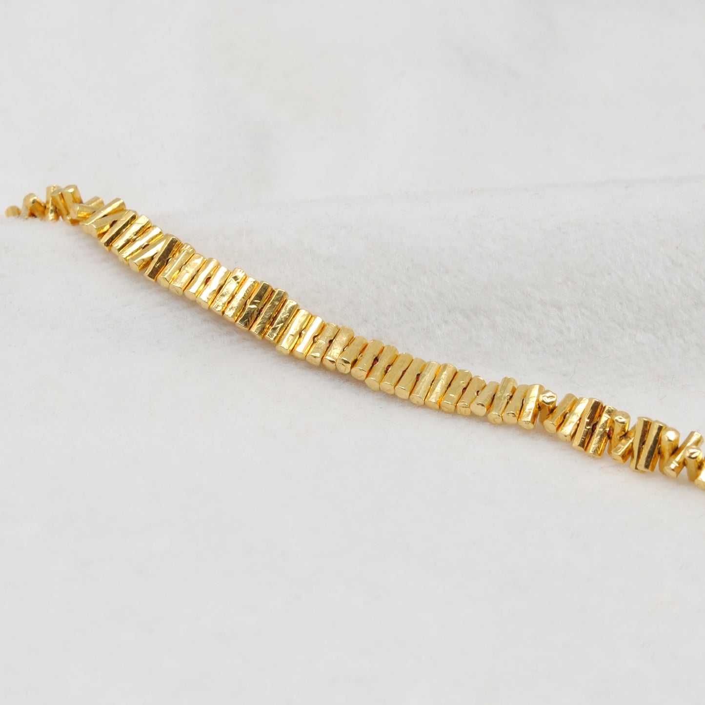 5mm Solid 18k Gold Spacer Beads DIY Craft Jewelry Pack Of 2 Pcs