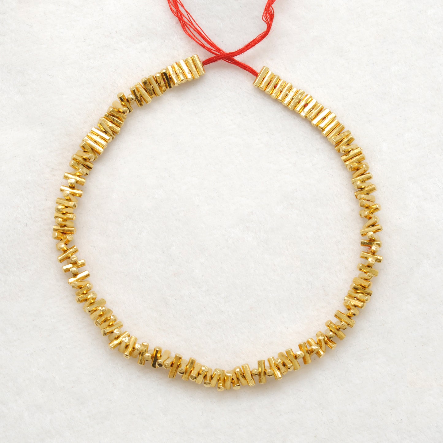 5mm Solid 18k Gold Spacer Beads DIY Craft Jewelry Pack Of 2 Pcs