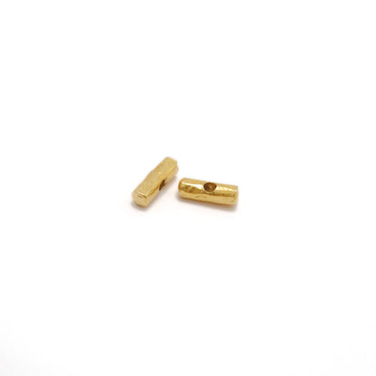 5mm Solid 18k Gold Spacer Beads DIY Craft Jewelry Pack Of 2 Pcs