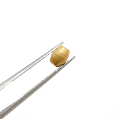 Solid 18K Yellow Gold Drum Spacer Bead – DIY Jewelry Making Supply (1pc)