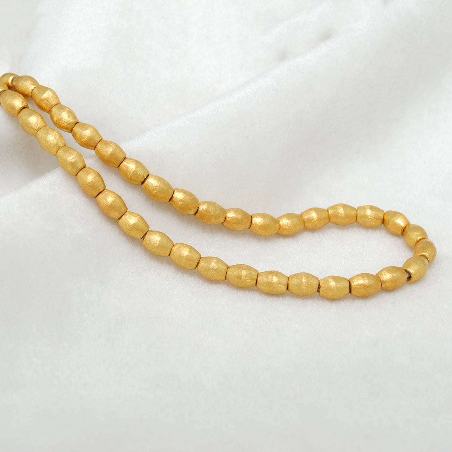 Solid 18K Yellow Gold Drum Spacer Bead – DIY Jewelry Making Supply (1pc)