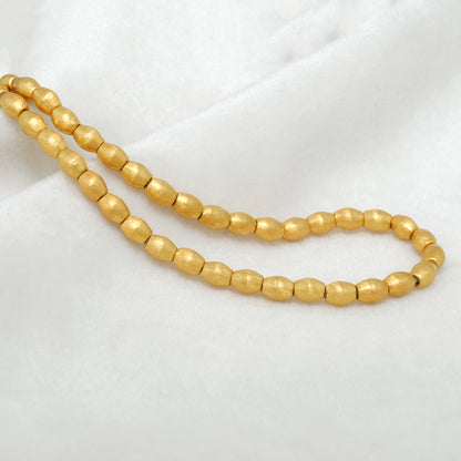 Solid 18K Yellow Gold Drum Spacer Bead – DIY Jewelry Making Supply (1pc)