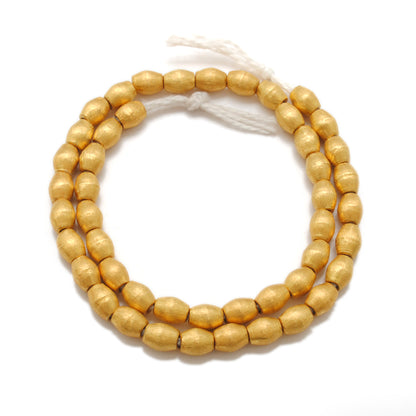 Solid 18K Yellow Gold Drum Spacer Bead – DIY Jewelry Making Supply (1pc)