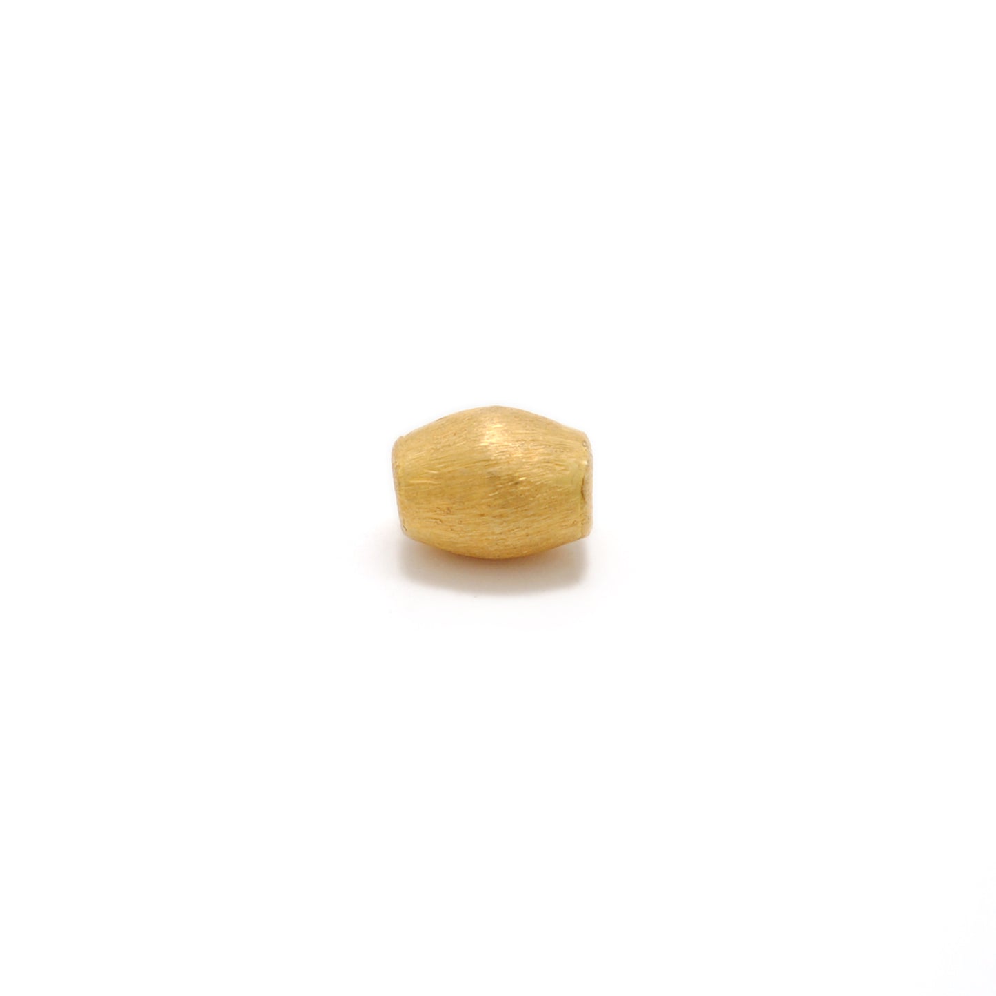 Solid 18K Yellow Gold Drum Spacer Bead – DIY Jewelry Making Supply (1pc)