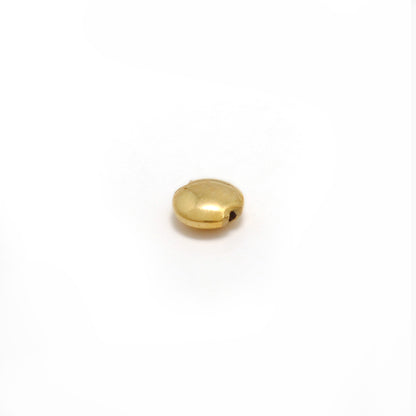 4mm 18k Solid Gold Round Spacer Beads Finding For Jewelry Pack Of 2 Pcs