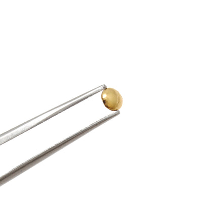 4mm 18k Solid Gold Round Spacer Beads Finding For Jewelry Pack Of 2 Pcs