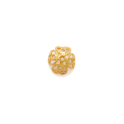 18k Gold Spacer Bead Cap Jewelry Making Finding