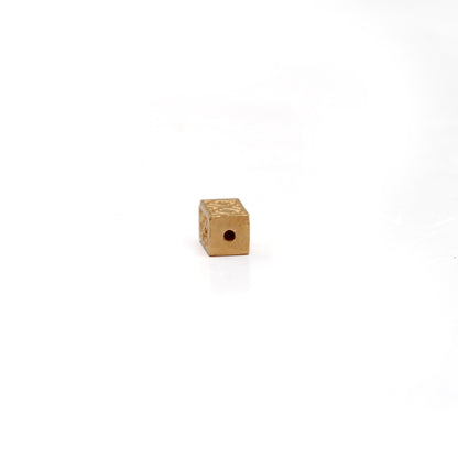 18k Solid Yellow Gold Fancy Rectangle Beads 3x5mm