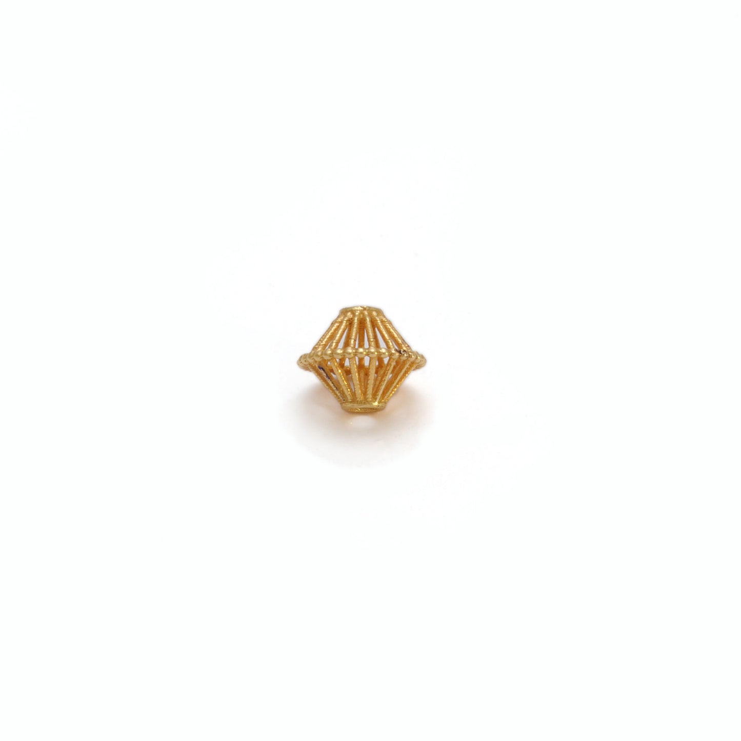 18k Solid Yellow Gold Antique Rondelle Beads 5x6mm
