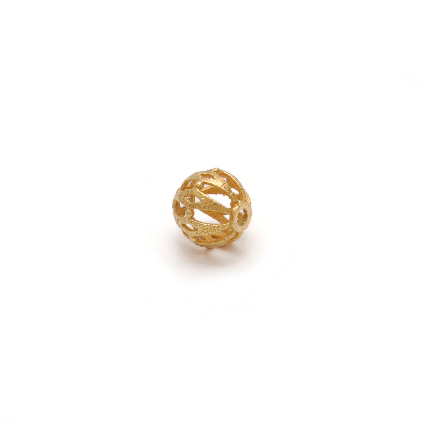 18k Gold Round Spacer Ball Bead DIY Jewelry Making