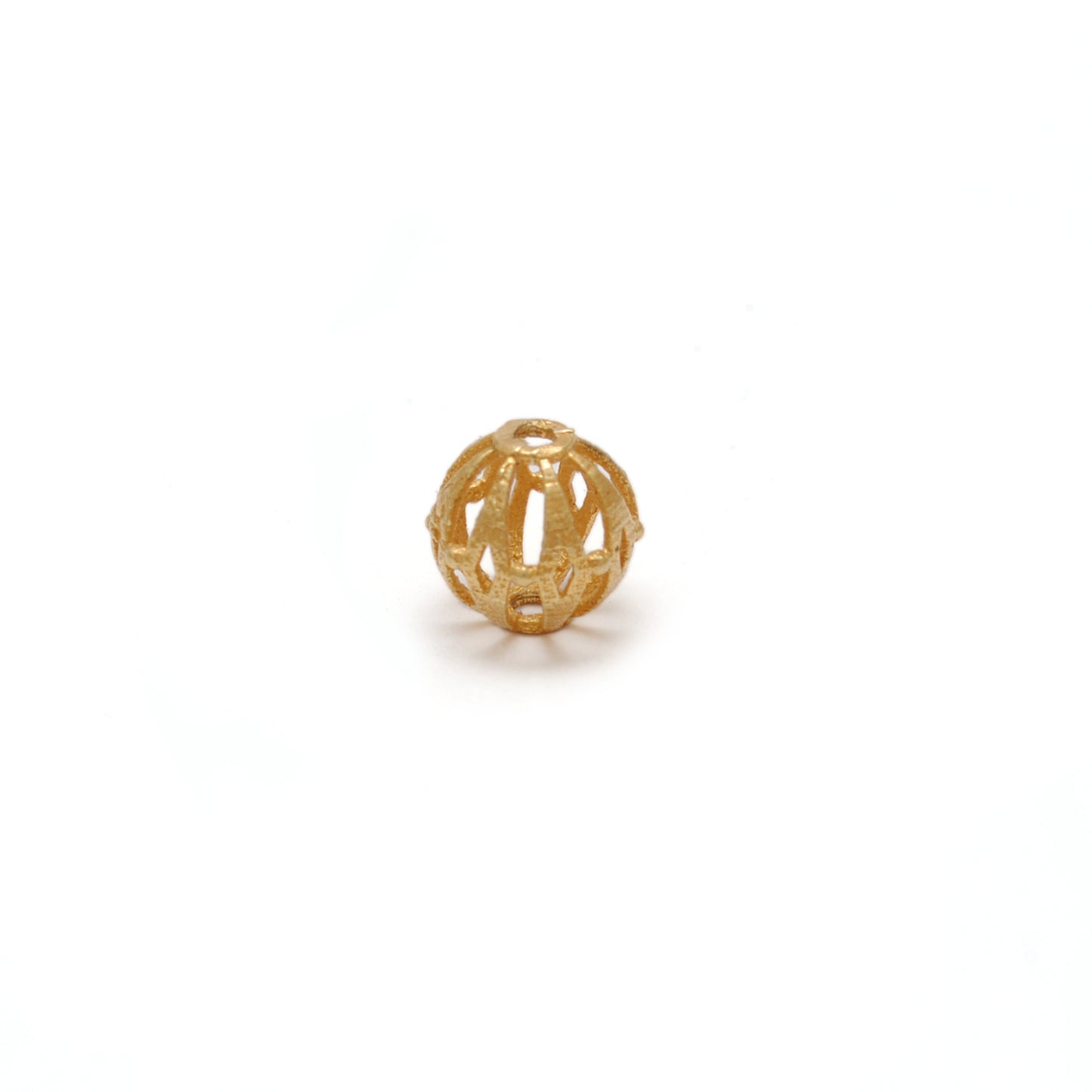 18k Gold Round Spacer Ball Bead DIY Jewelry Making