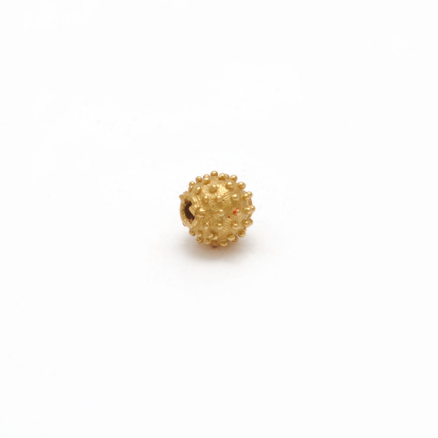 18K Yellow Gold Spacer Beads 4mm