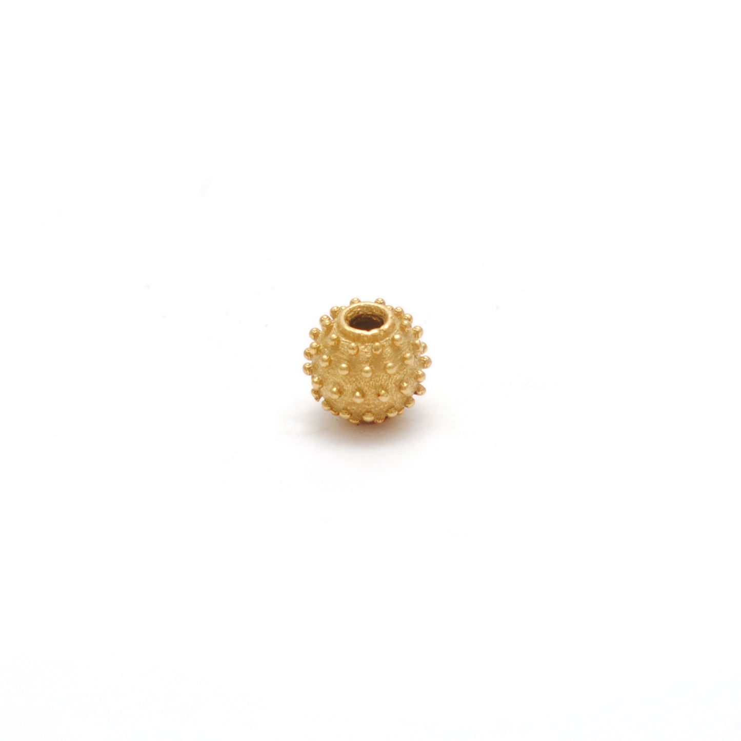 18K Yellow Gold Spacer Beads 4mm