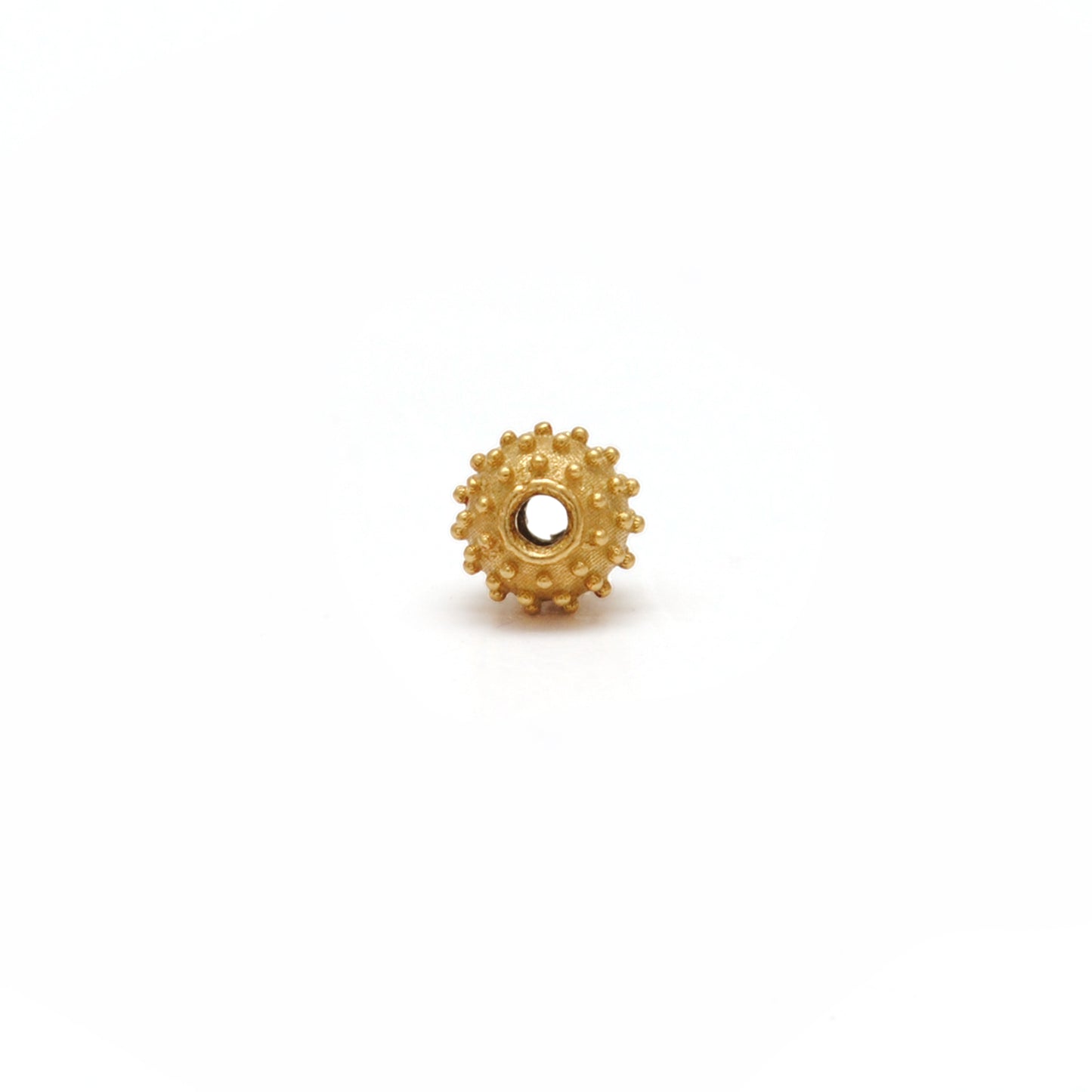 18K Yellow Gold Spacer Beads 4mm