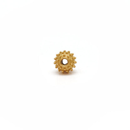 18K Yellow Gold Spacer Beads 4mm