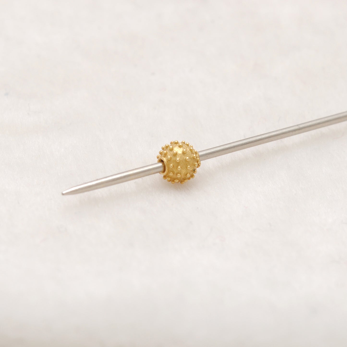 18K Yellow Gold Spacer Beads 4mm