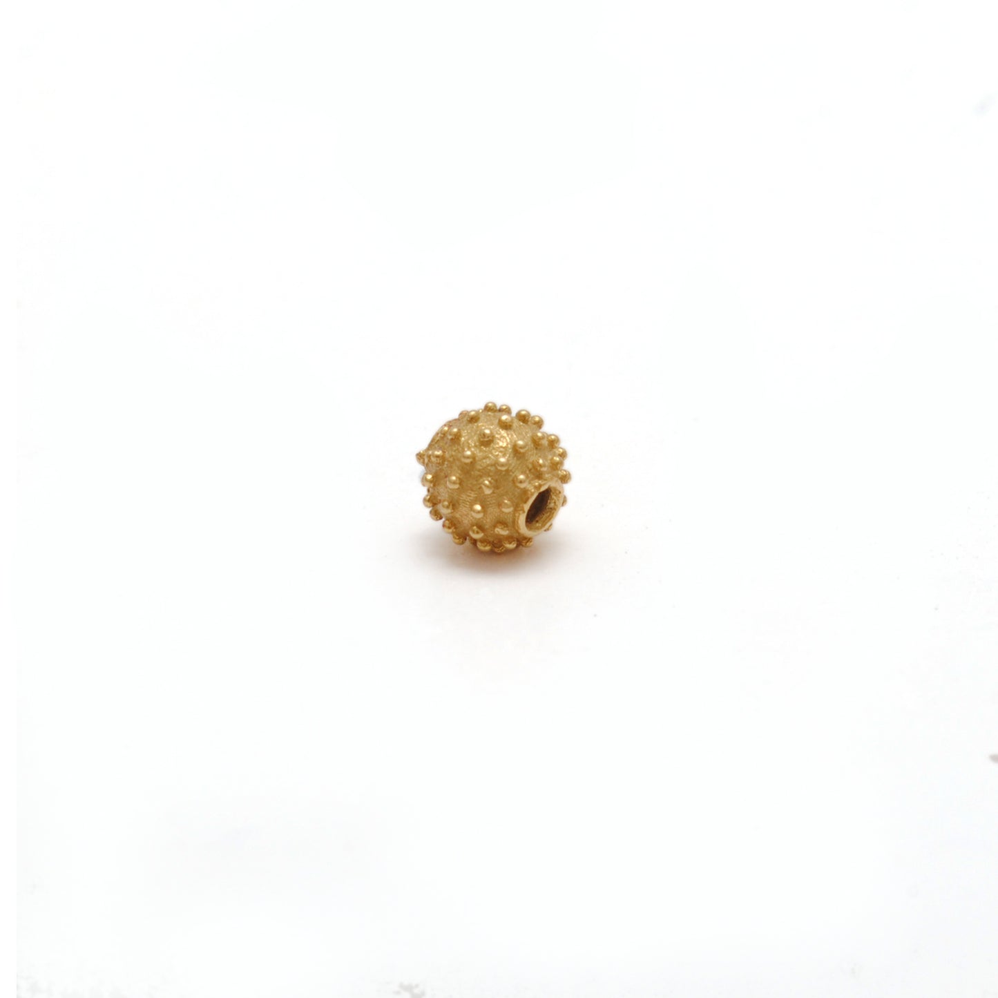 18K Yellow Gold Spacer Beads 4mm