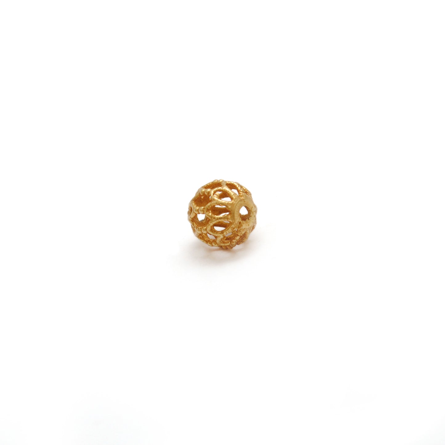 18k Solid Yellow Gold Round Spacer Beads 5mm