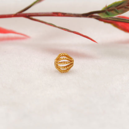 18k Yellow Gold Round Spacer Beads 5mm