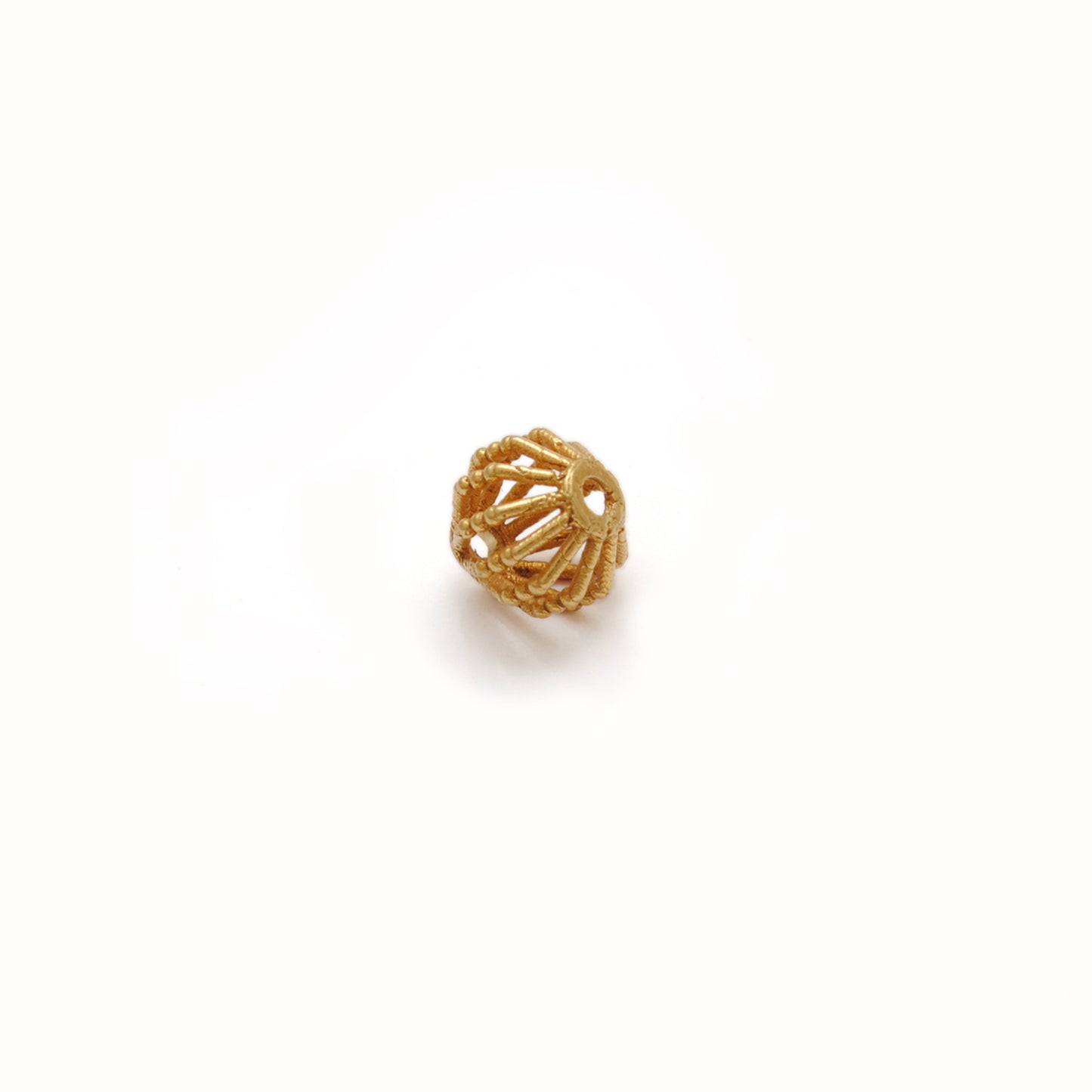 18k Yellow Gold Round Spacer Beads 5mm