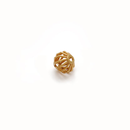 18k Yellow Gold Round Spacer Beads 5mm