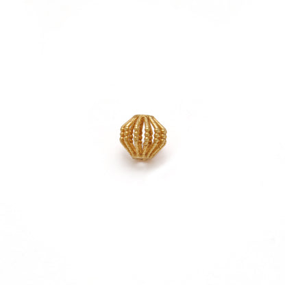 18k Yellow Gold Round Spacer Beads 5mm