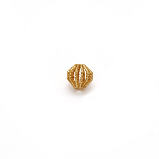 18k Yellow Gold Round Spacer Beads 5mm