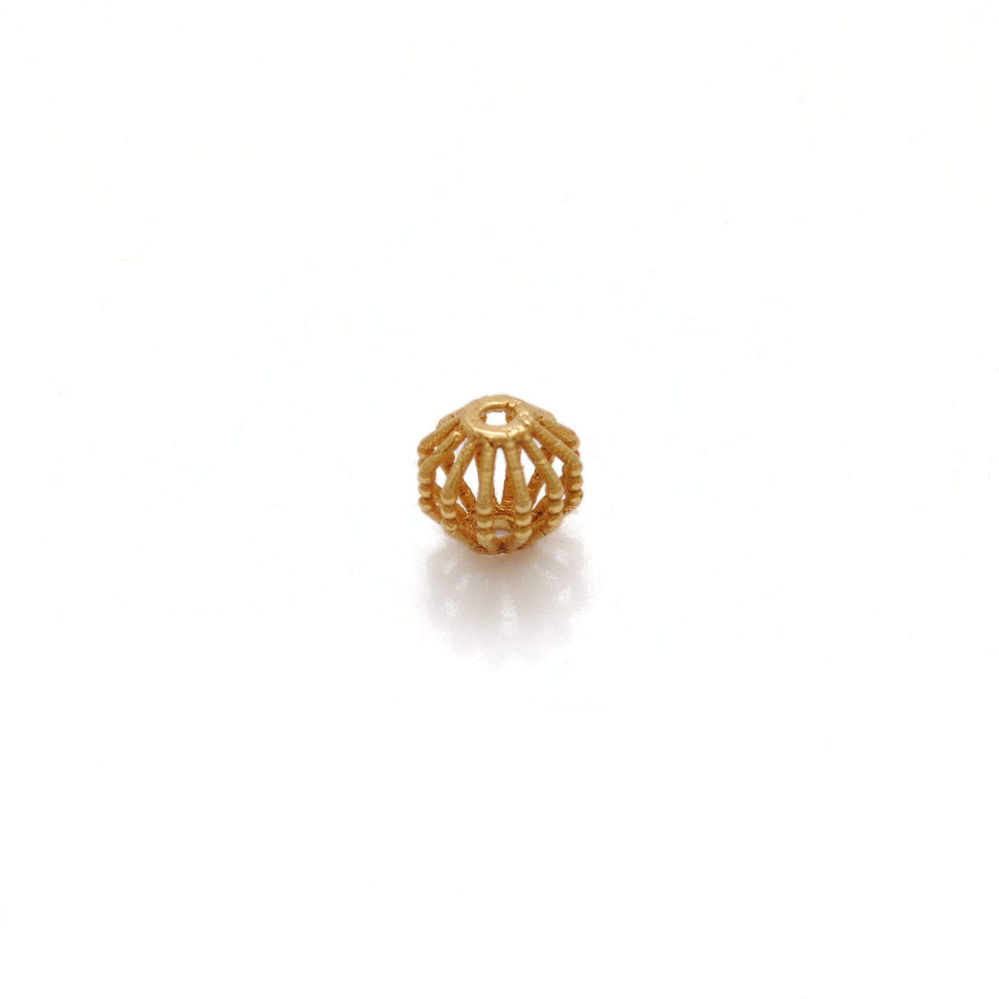 18k Yellow Gold Round Spacer Beads 5mm