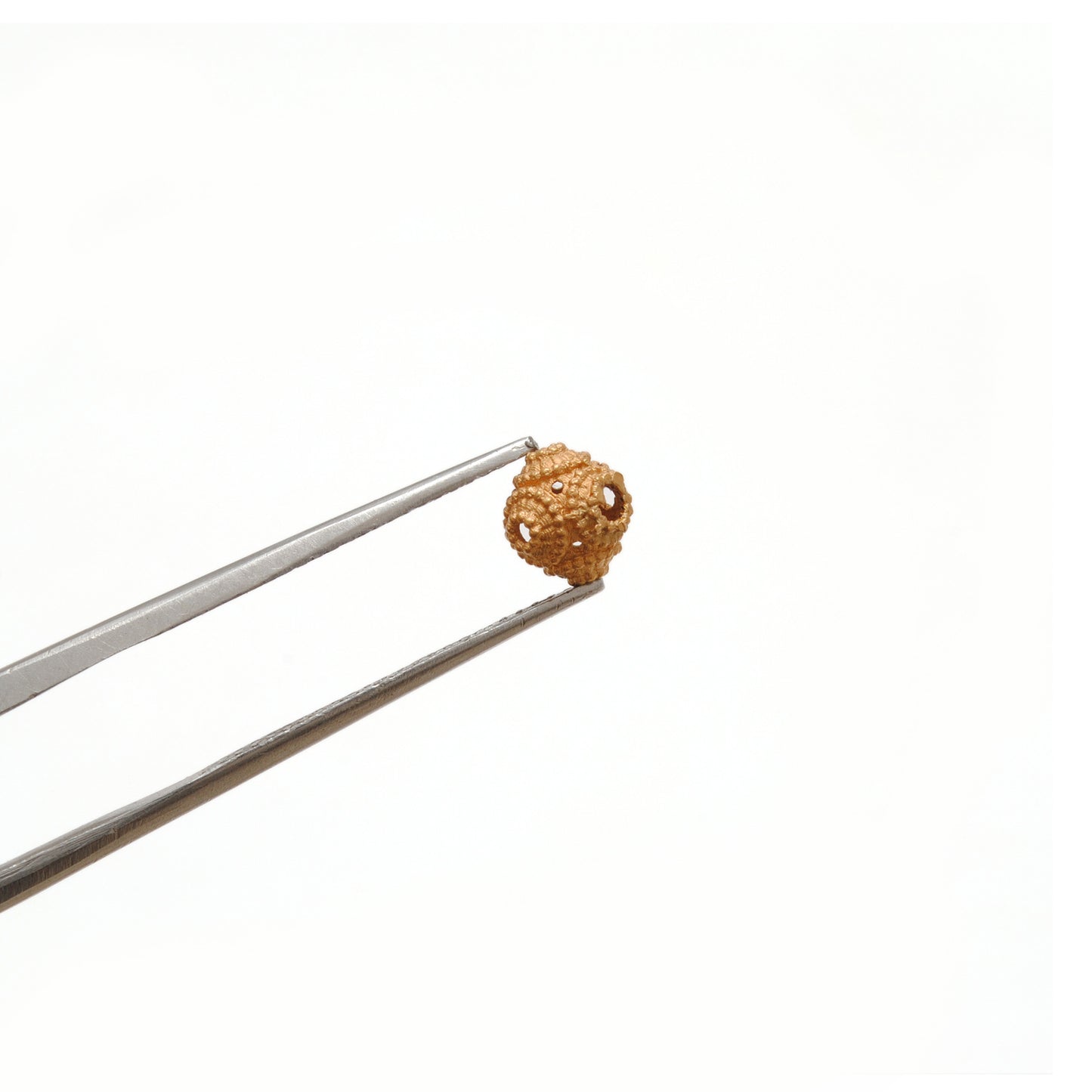 18k Solid Yellow Gold Round Beads 6mm DIY Crafts Supply