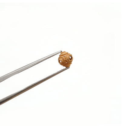 18k Solid Yellow Gold Round Beads 6mm DIY Crafts Supply