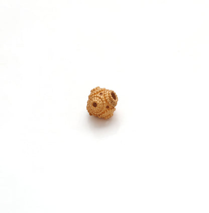 18k Solid Yellow Gold Round Beads 6mm DIY Crafts Supply