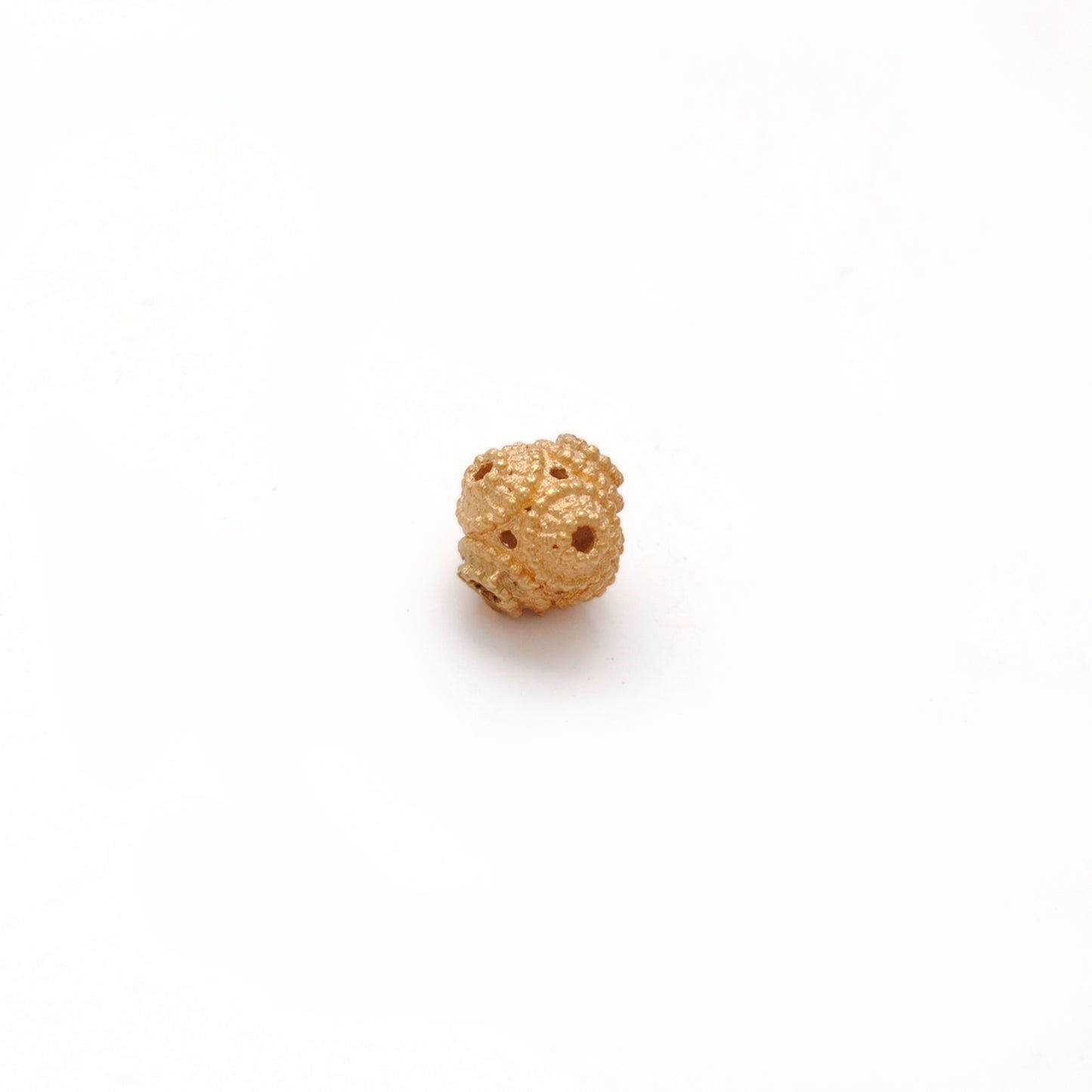 18k Solid Yellow Gold Round Beads 6mm DIY Crafts Supply