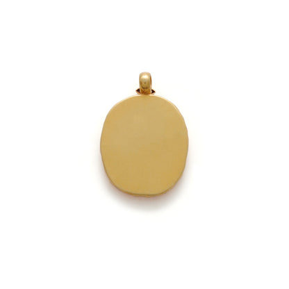 18k Solid Yellow Gold Indian Gold Shiva Charm Pendant