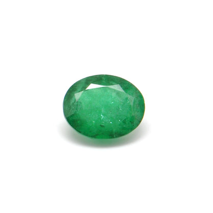 Natural Zambian Emerald 1.90 Carat Oval Faceted Gemstone by Kanika Creations