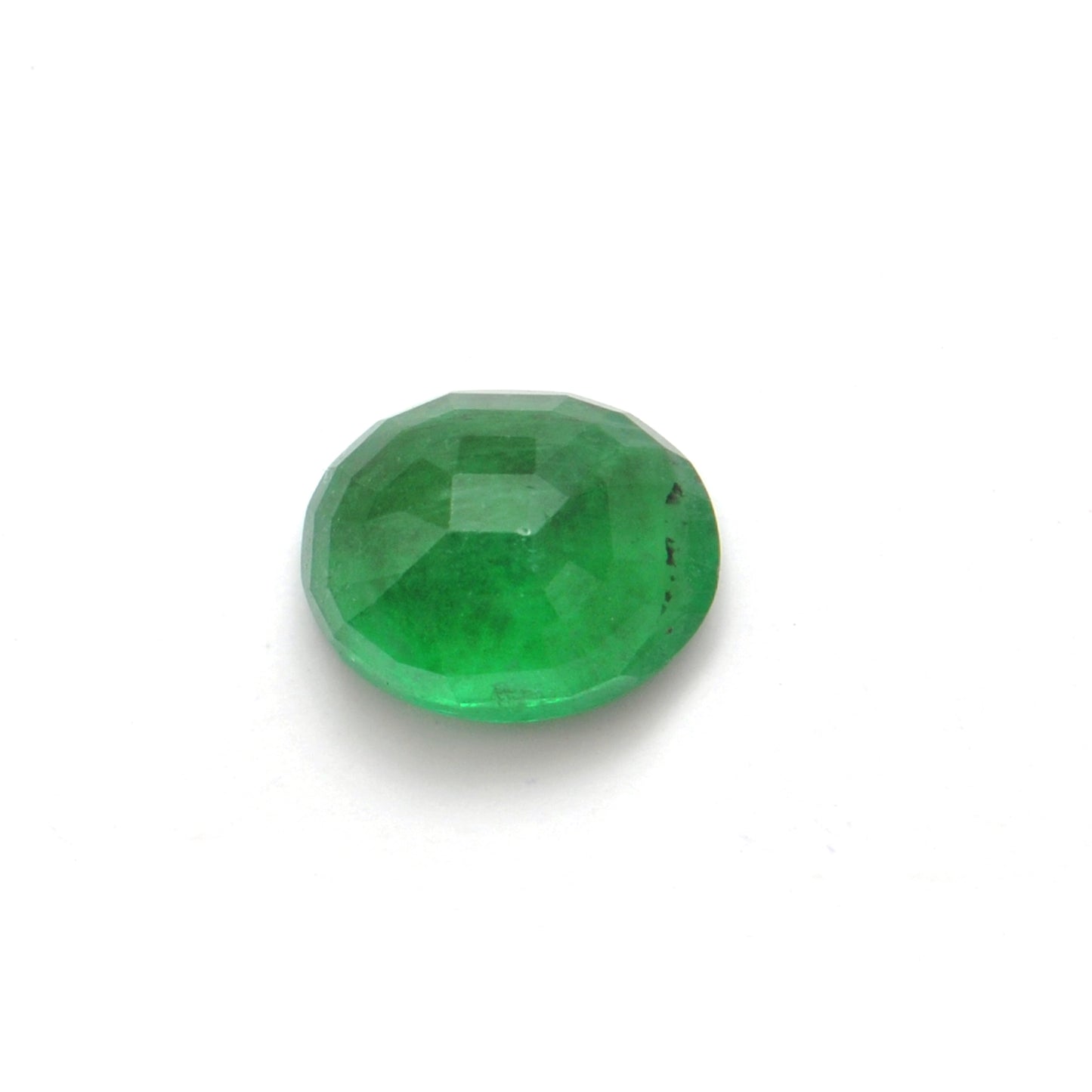 Natural Zambian Emerald 1.90 Carat Oval Faceted Gemstone by Kanika Creations
