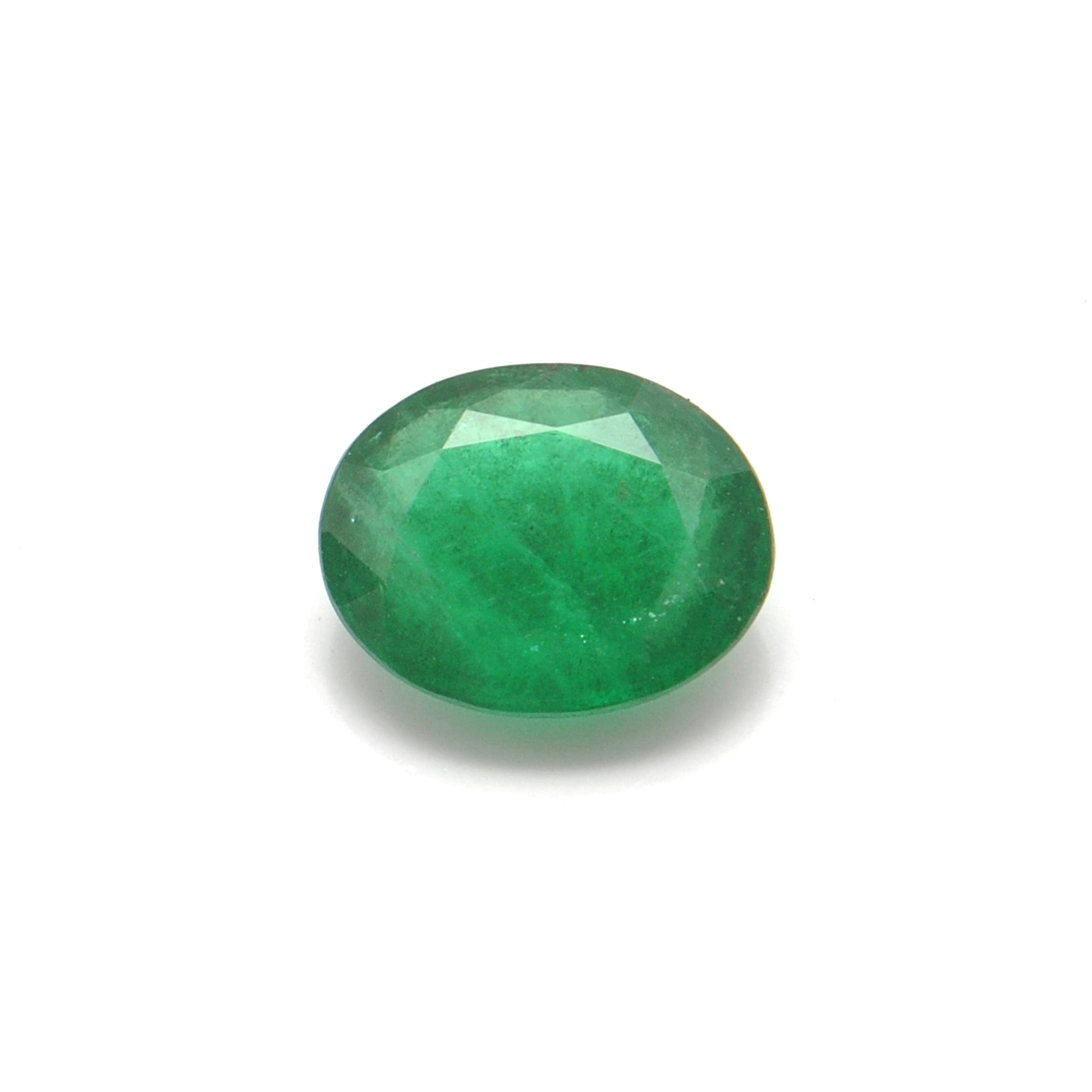 Natural Zambian Emerald 2.20 Carat Oval Faceted by Kanika Creations