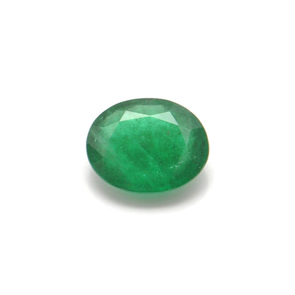 Natural Zambian Emerald 2.20 Carat Oval Faceted by Kanika Creations
