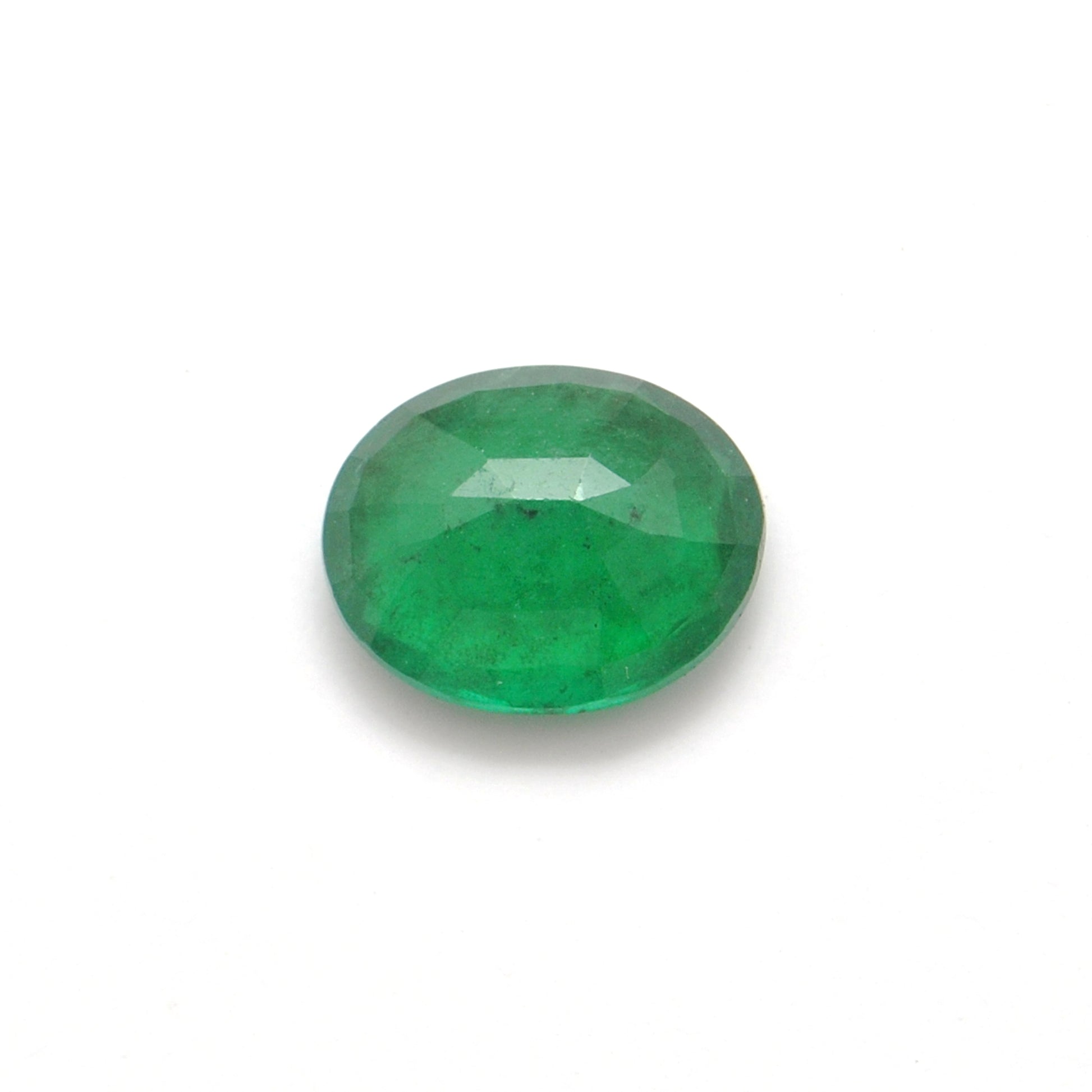 Natural Zambian Emerald 2.20 Carat Oval Faceted by Kanika Creations