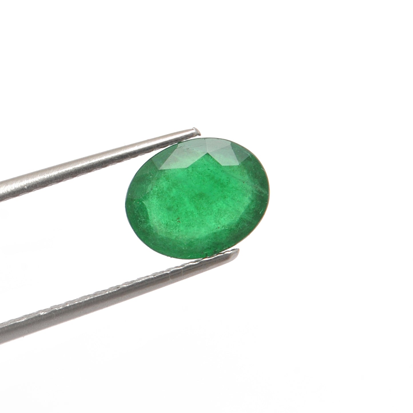 Natural Zambian Emerald 2.20 Carat Oval Faceted by Kanika Creations