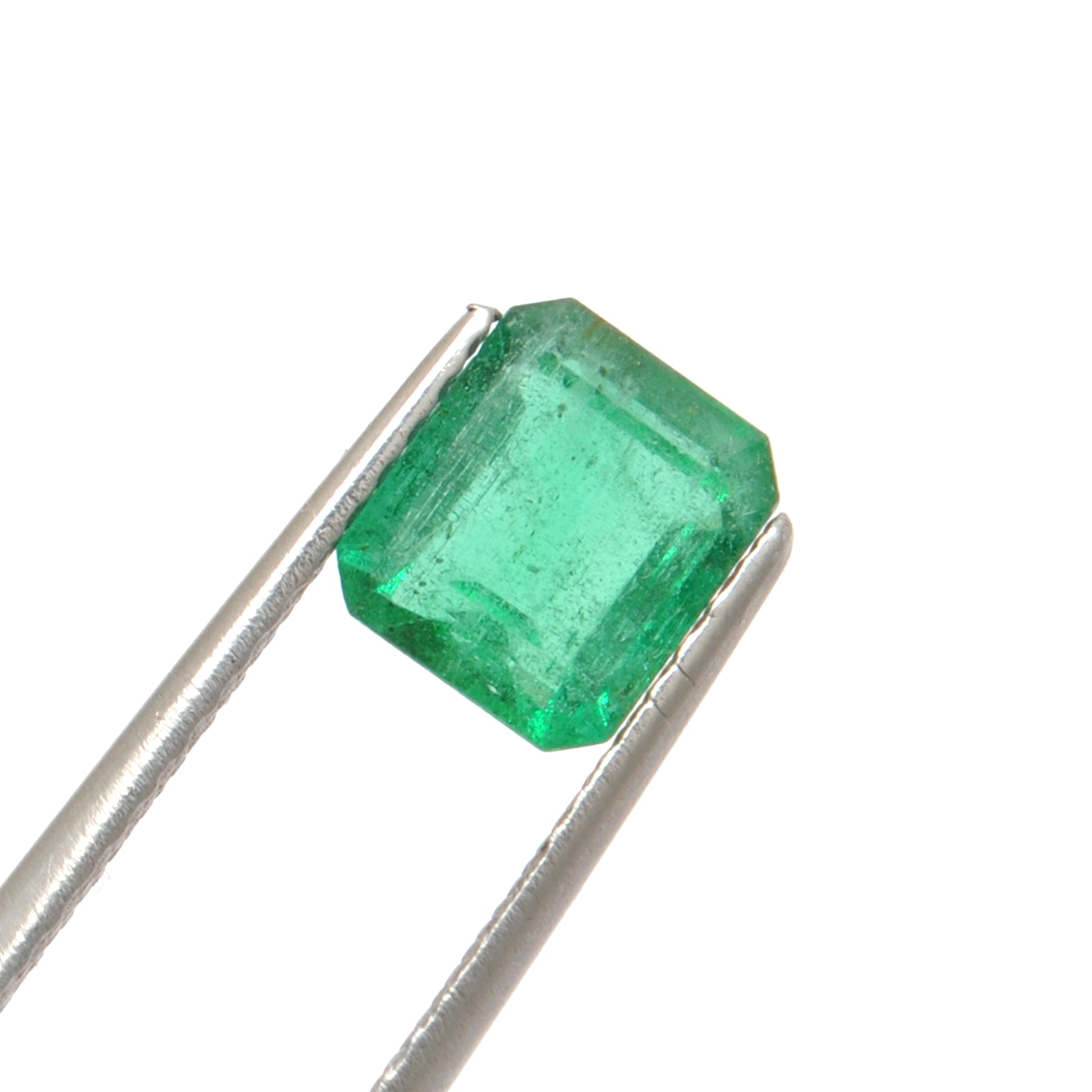 2.15 Carat Octagon Cut Natural Zambian Emerald 8x7mm from Kanika Creations
