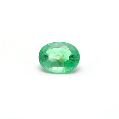 Natural Zambian Emerald Faceted Oval 1.00 Carat - 8x6mm Gemstone - Kanika Creations