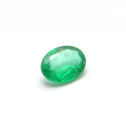 Natural Zambian Emerald Faceted Oval 1.00 Carat - 8x6mm Gemstone - Kanika Creations