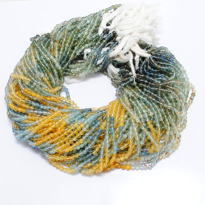 4mm Natural Multi Aquamarine Beads, 15-Inch Strand – Kanika Creations - Kanika Creations