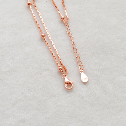 Dainty 8-inch 925 Sterling Silver Heart Bracelet with & CZ | Perfect Birthday Gift - Kanika Creations