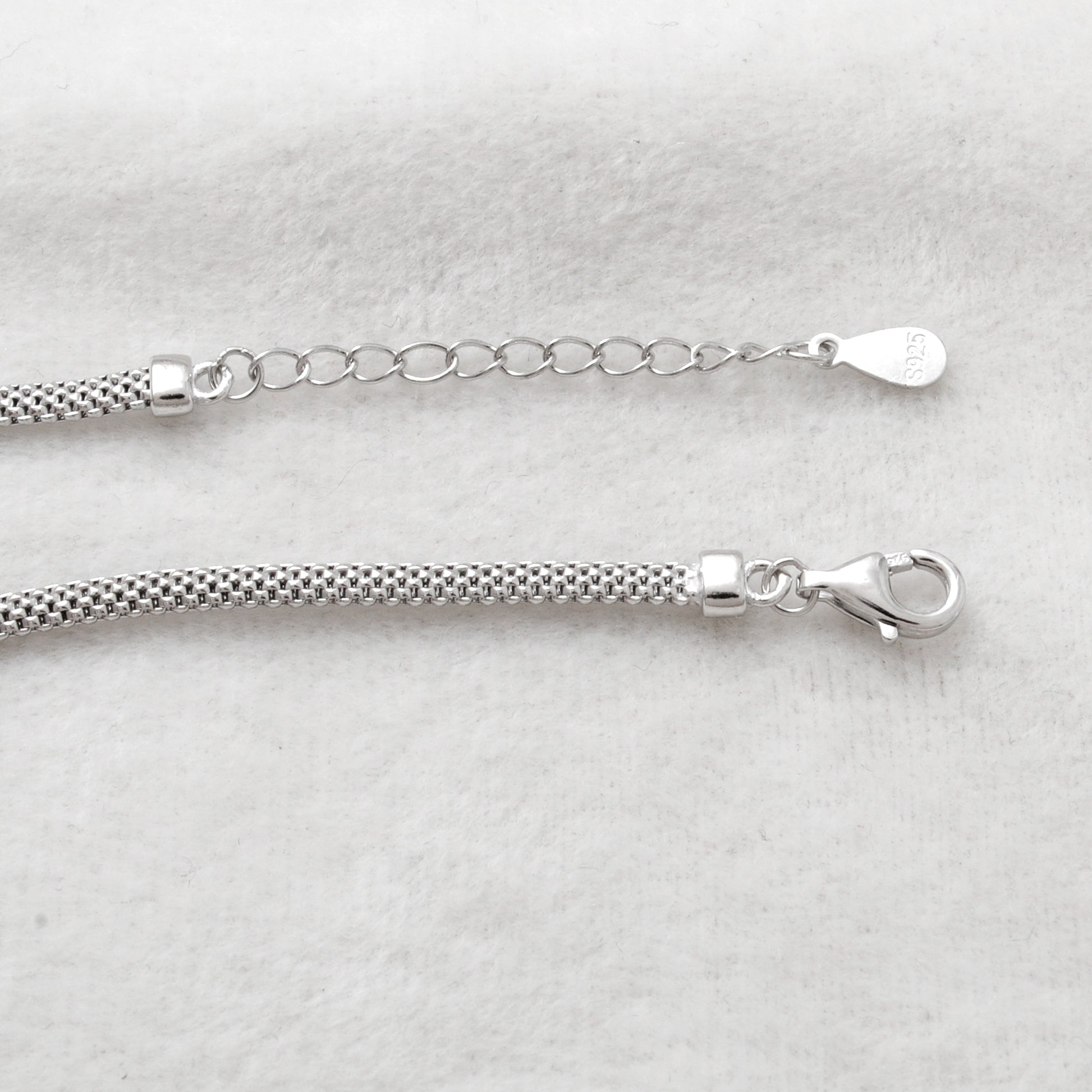 CZ Interlocking Circles Bracelet – 925 Silver, 8 Inch, Rose Gold & Silver Finish, Gift for Her - Kanika Creations
