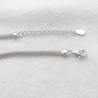 CZ Interlocking Circles Bracelet – 925 Silver, 8 Inch, Rose Gold & Silver Finish, Gift for Her - Kanika Creations