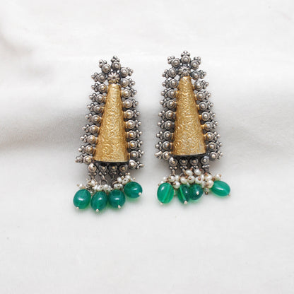 925 Sterling Silver Antique Dangle Earrings – Perfect Gift for Her - Kanika Creations